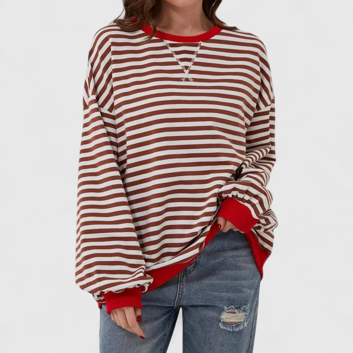 Nora | Striped Knit Sweater