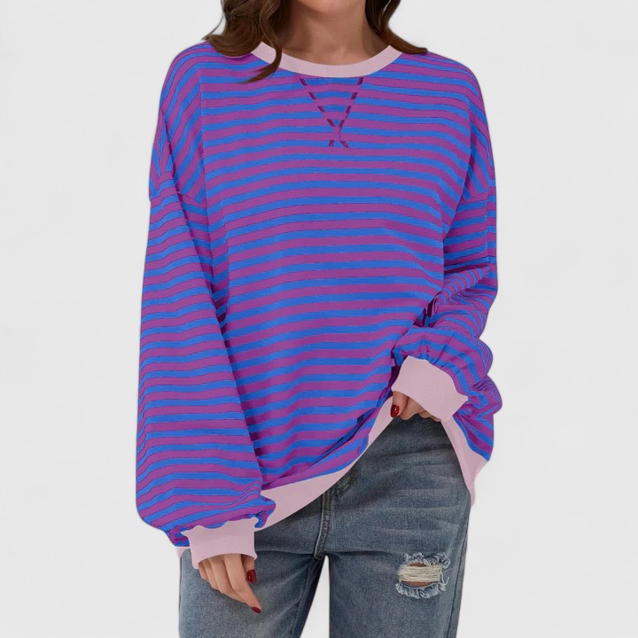 Nora | Striped Knit Sweater