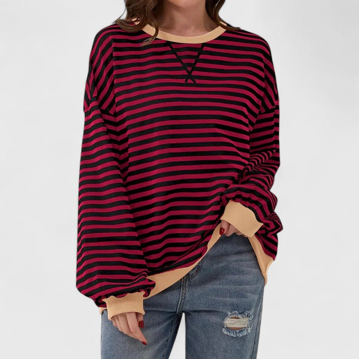 Nora | Striped Knit Sweater