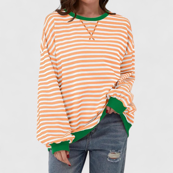 Nora | Striped Knit Sweater