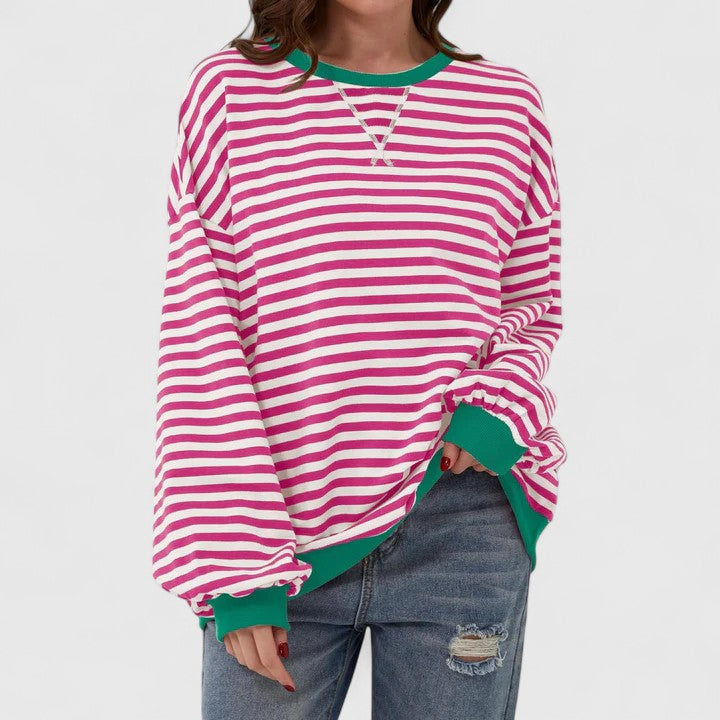 Nora | Striped Knit Sweater