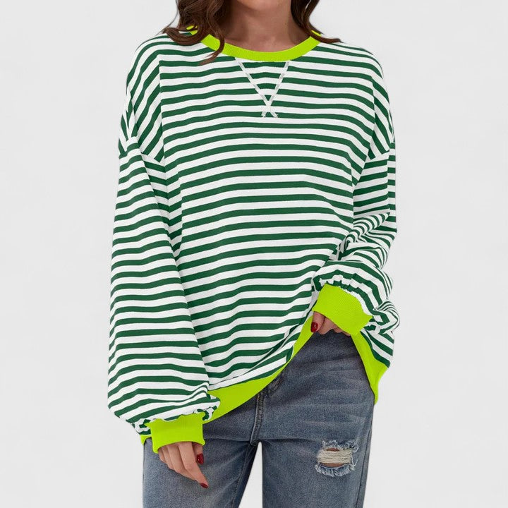 Nora | Striped Knit Sweater