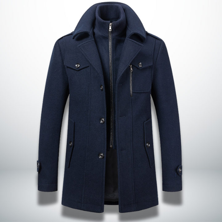 Raymond | Wool-Blend Winter Coat with Timeless Design
