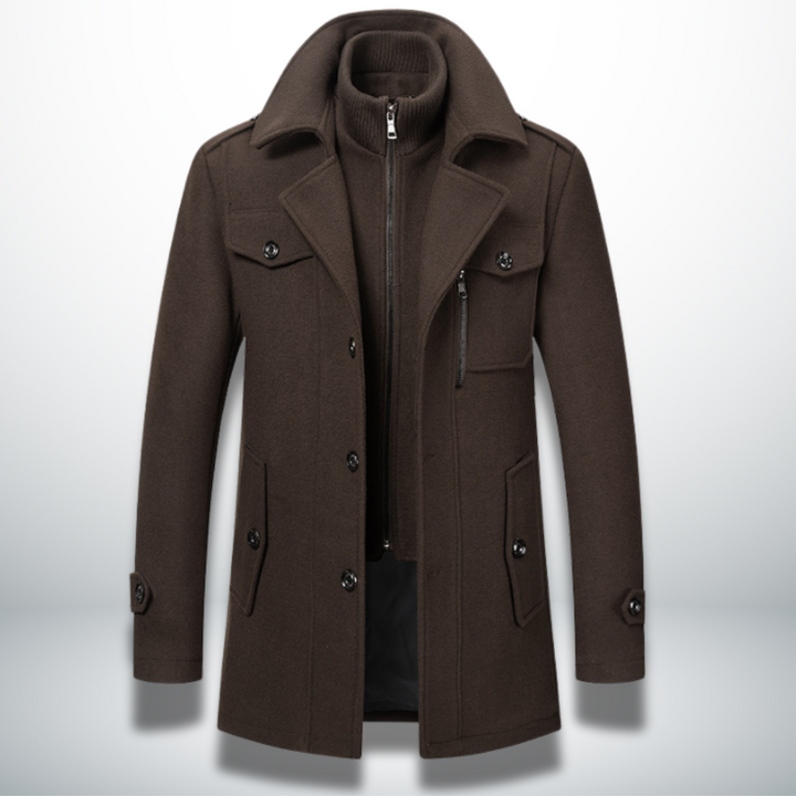 Raymond | Wool-Blend Winter Coat with Timeless Design