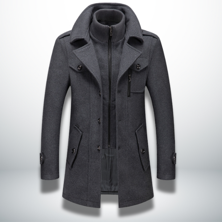 Raymond | Wool-Blend Winter Coat with Timeless Design