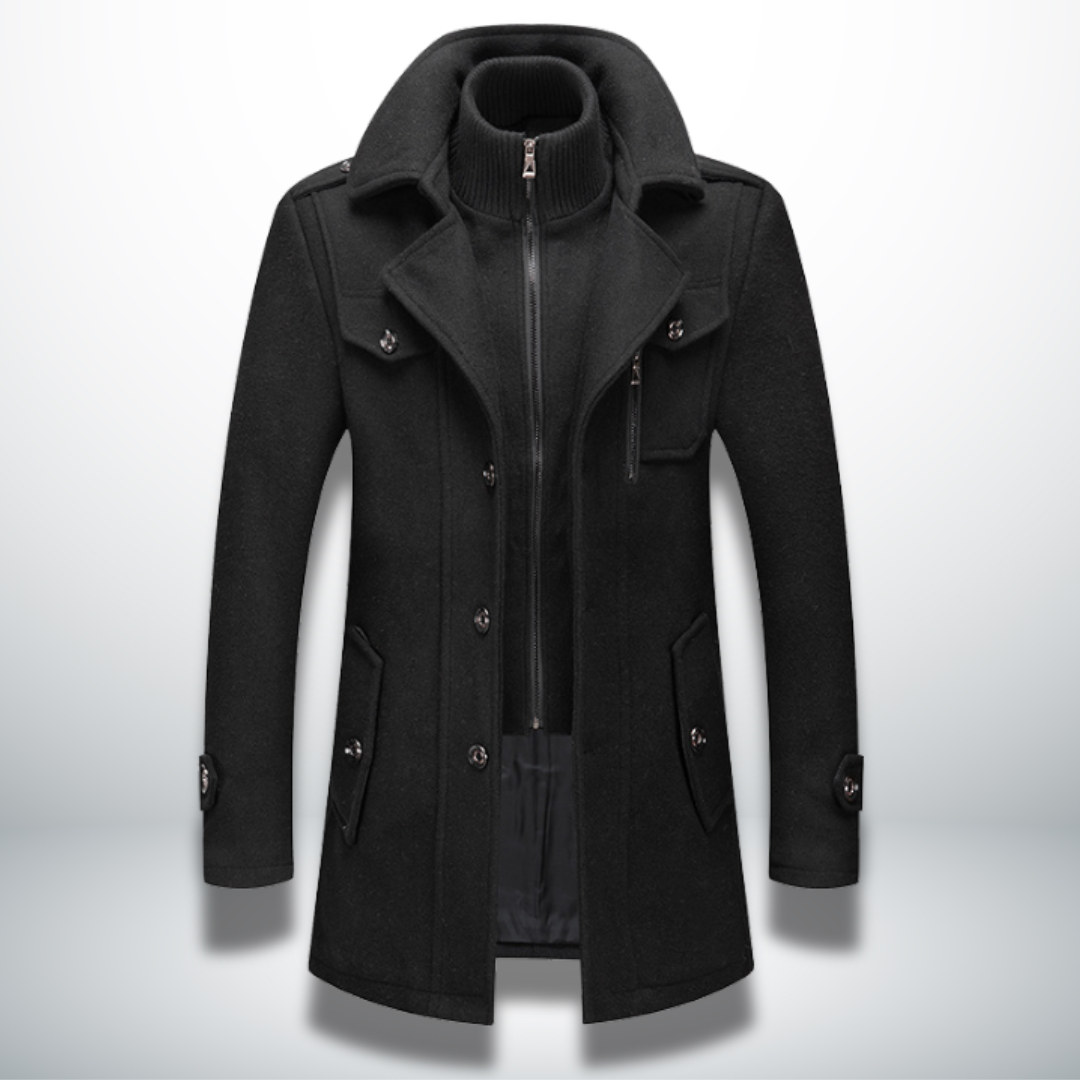Raymond | Wool-Blend Winter Coat with Timeless Design
