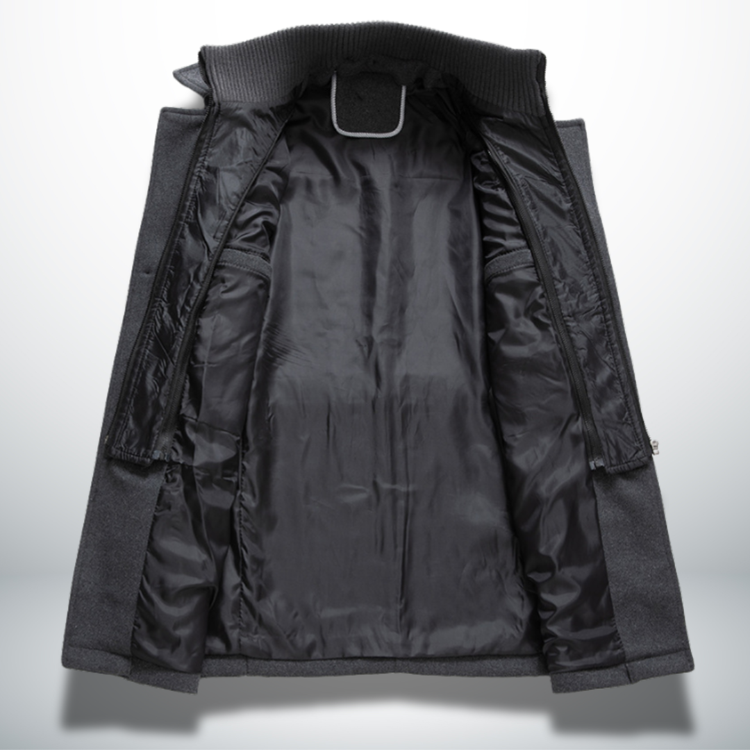 Raymond | Wool-Blend Winter Coat with Timeless Design