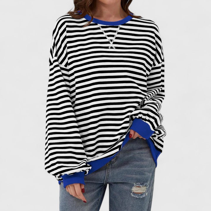 Nora | Striped Knit Sweater