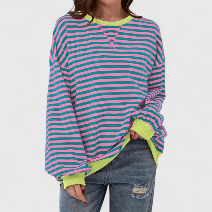 Nora | Striped Knit Sweater