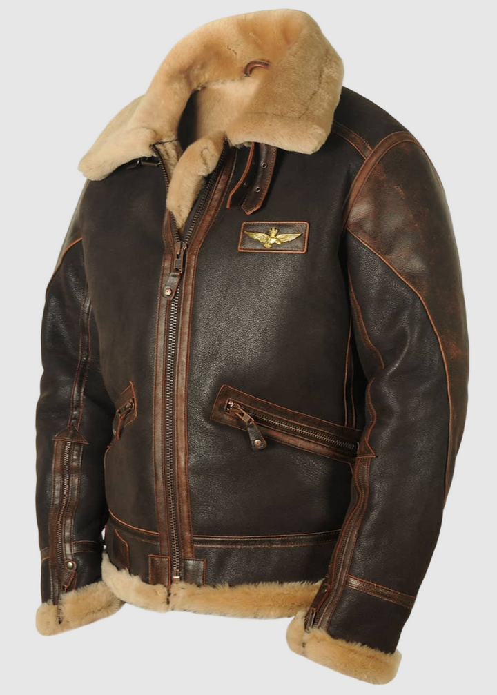 Marcel | Classic Shearling Aviator Jacket