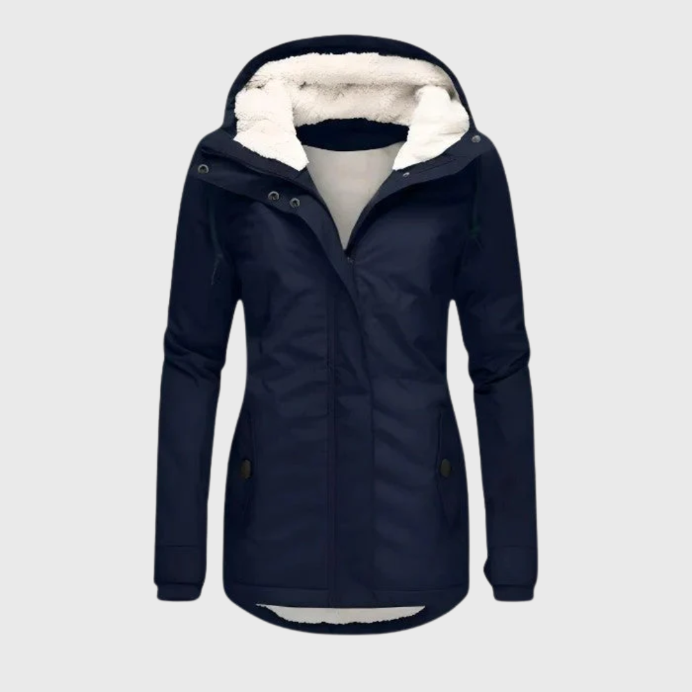 Evelyn | Waterproof Hooded Long Coat