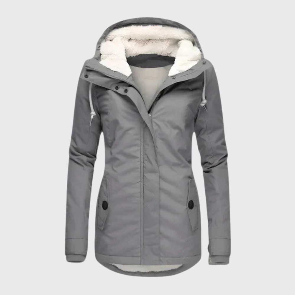 Evelyn | Waterproof Hooded Long Coat