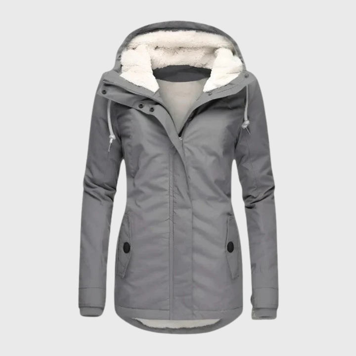 Evelyn | Waterproof Hooded Long Coat