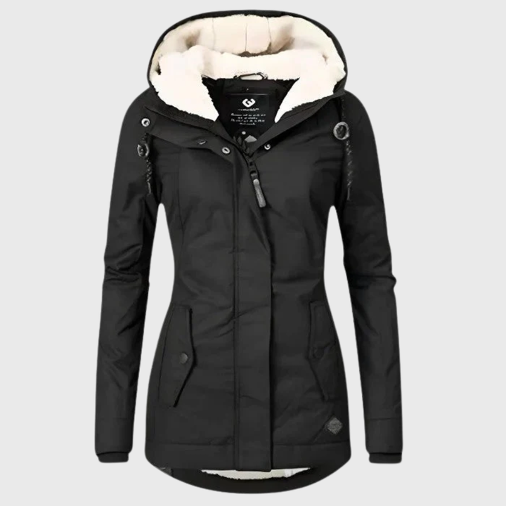 Evelyn | Waterproof Hooded Long Coat
