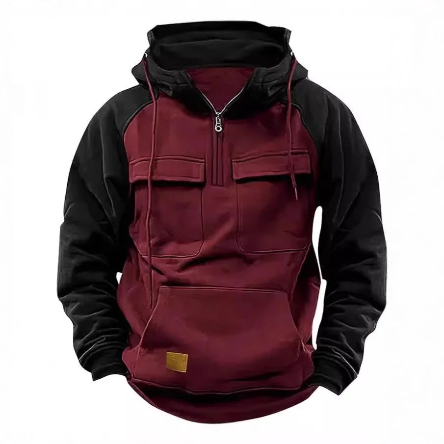 Neil | Hooded Zip Hoodie with Loose Fit