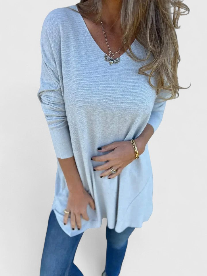 Heather | V-Neck Oversized Blouse