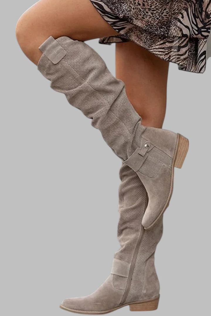 Sylvie | Suede Boots with Everyday Elegance