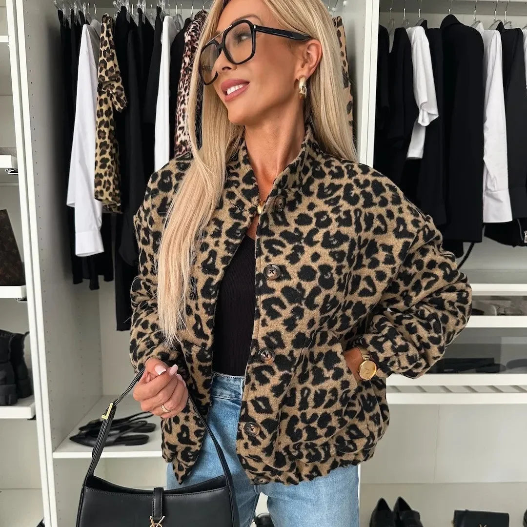 Adele | Bold Leopard Print Top