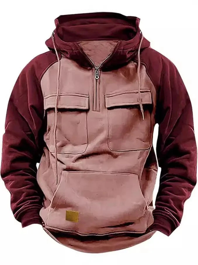 Neil | Hooded Zip Hoodie with Loose Fit