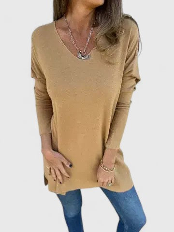 Heather | V-Neck Oversized Blouse
