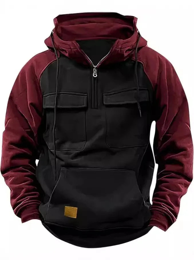 Neil | Hooded Zip Hoodie with Loose Fit