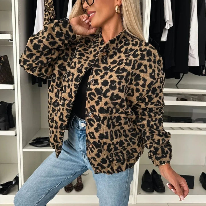 Adele | Bold Leopard Print Top