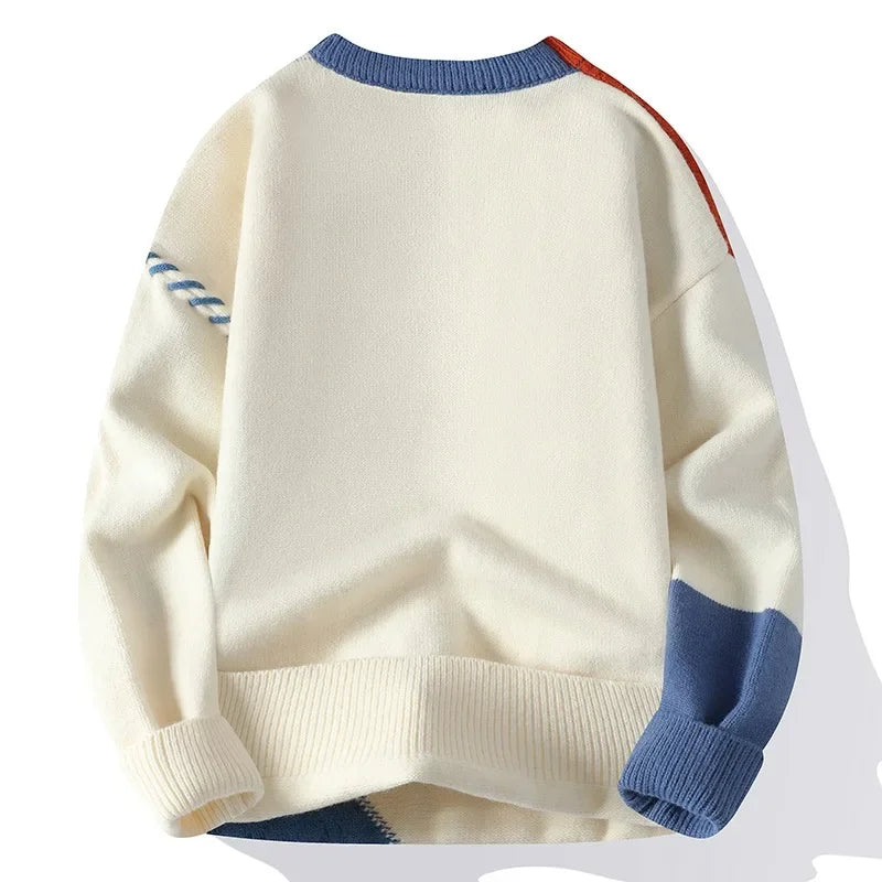 Noah | Contrast Knit Winter Sweater