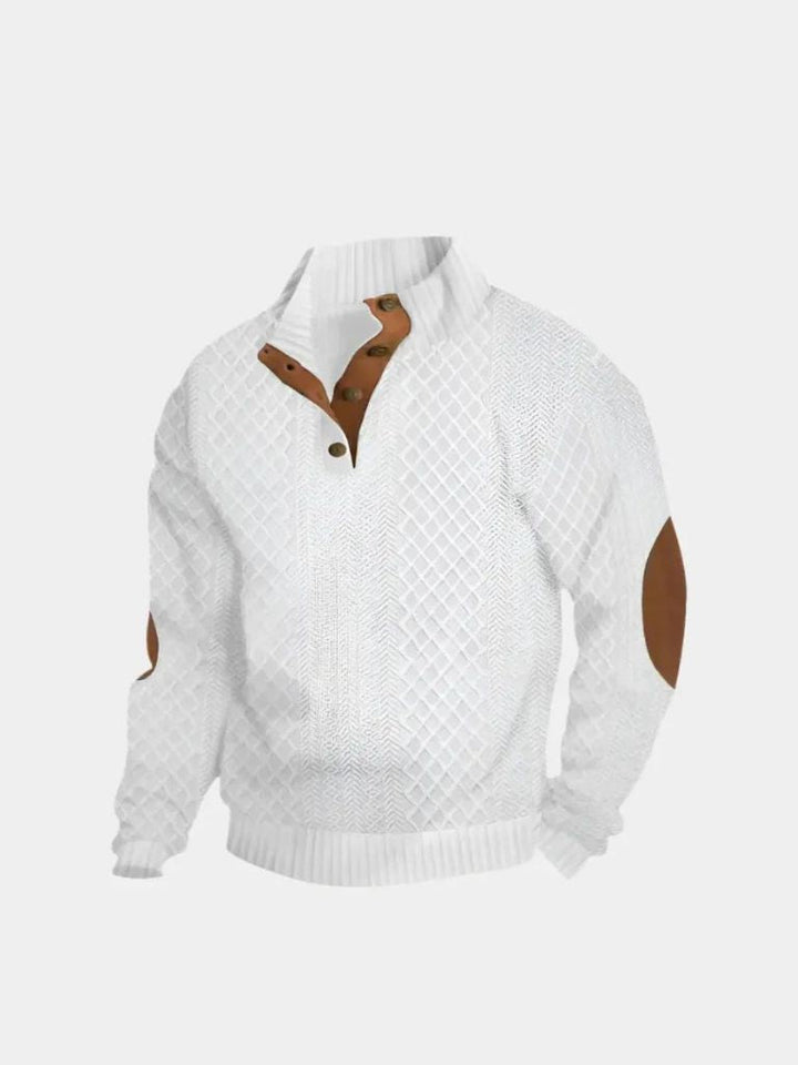 Caleb | Classic High Collar Pullover
