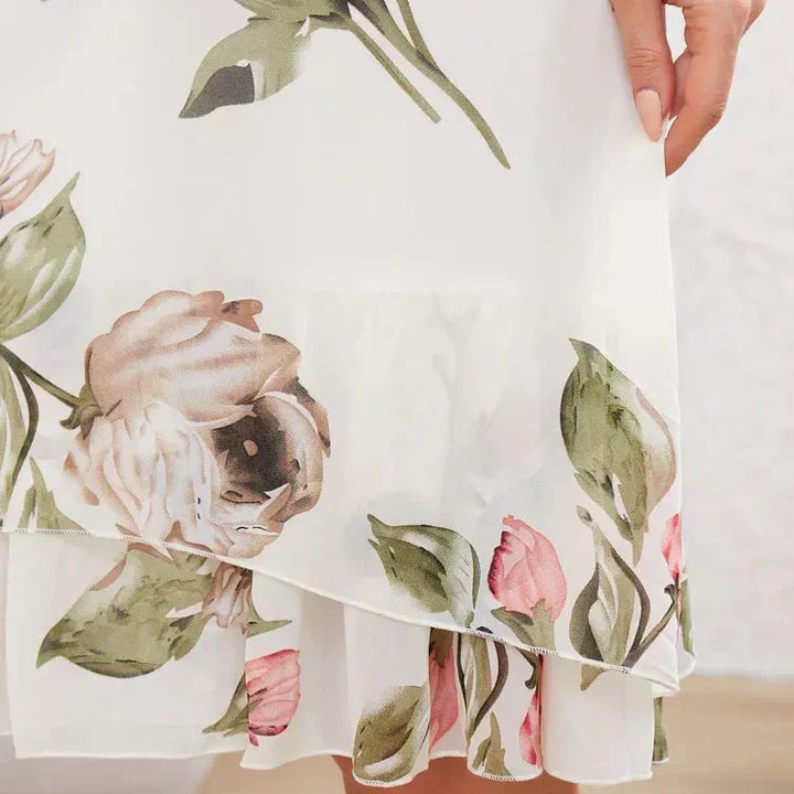 Amélie | Chiffon Maxi-Jurk