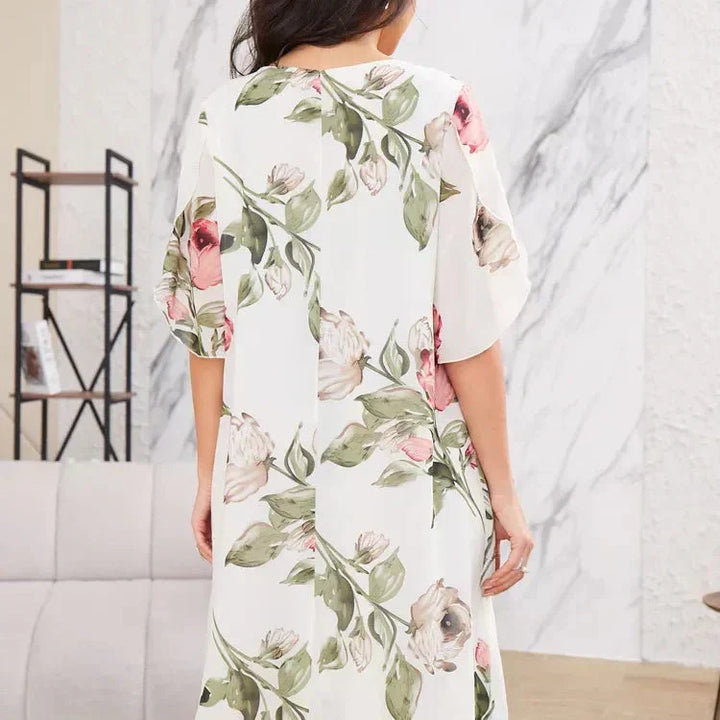 Amélie | Chiffon Maxi-Jurk